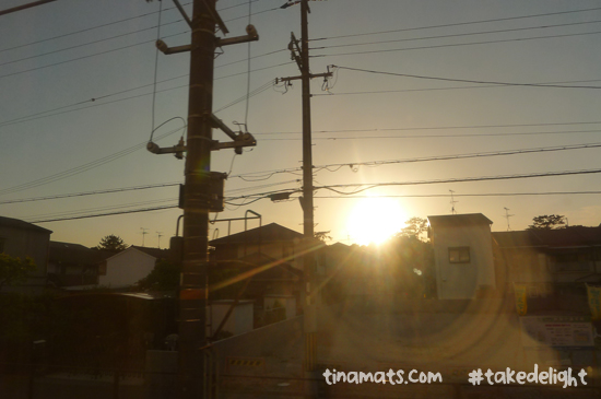 Last train ride in Japan :(